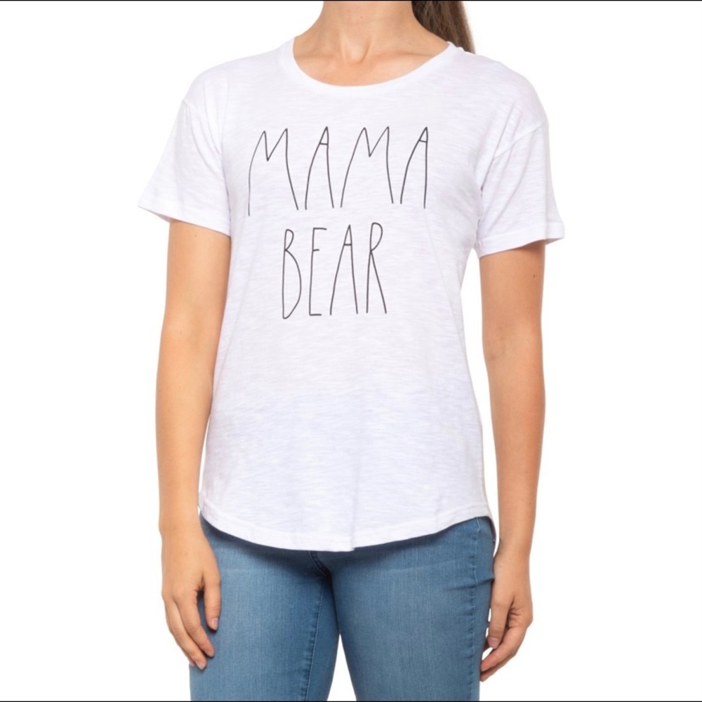 NEW Rae Dunn “mama bear” top XL